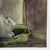 Antique French Still Life With Death Mask and Books (Watercolor on Paper) For Sale - Image 4 of 5