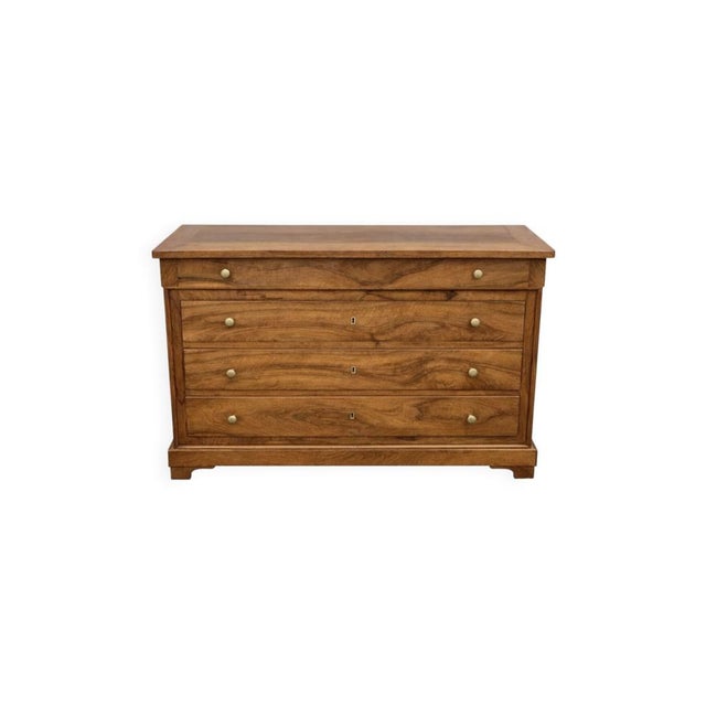 Wood Restoration Walnut Chest of Drawers, 18th Century For Sale - Image 7 of 8