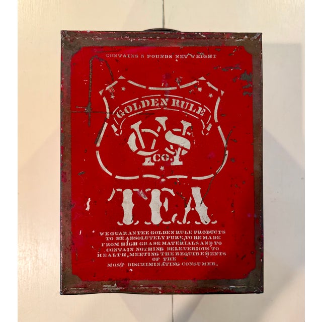 Great collection of five very collectible vintage tea time and coffee tins to add character to any coffee station or...