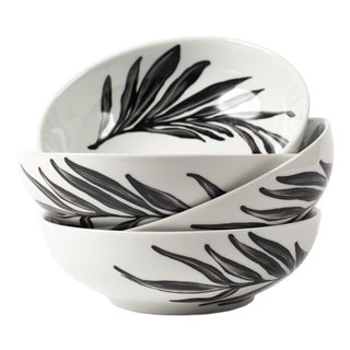 Misette Monochrome Cereal Bowls, Set of 4 For Sale