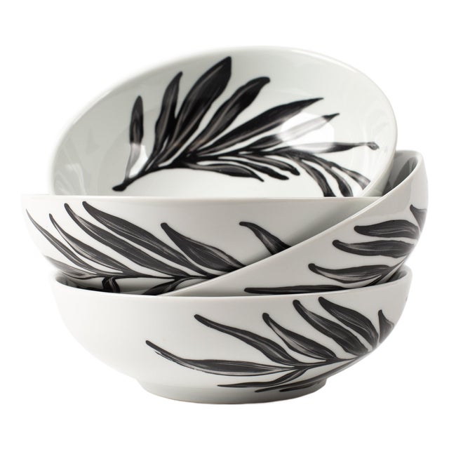 Misette Monochrome Cereal Bowls, Set of 4 For Sale