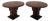 Gueridon Tables with Sculptural Base, Italy, 1930s, Set of 2 For Sale
