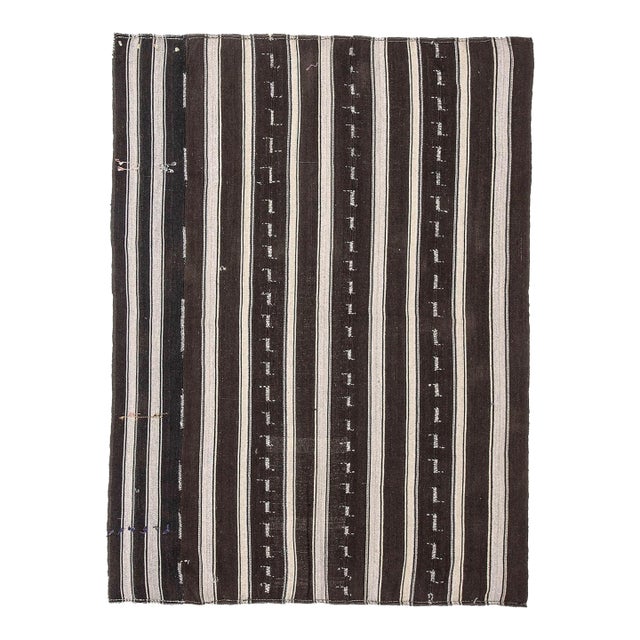 Modern Vintage Turkish Kilim Rug - 6`4 X 8'10 For Sale