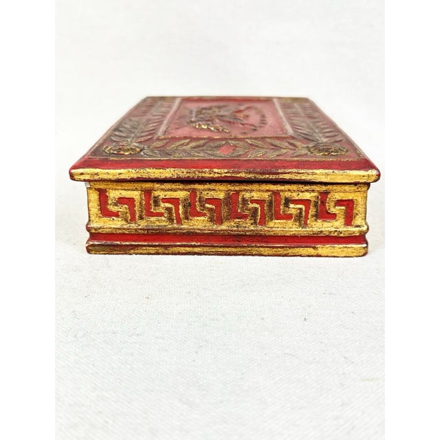 Wonderful vintage box created in the classic Florentine style, that blends the Florentine aesthetic with a heavy...