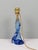 Glass Mid-Century Blue Crystal Table Lamp from Val Saint Lambert, 1960s For Sale - Image 7 of 12
