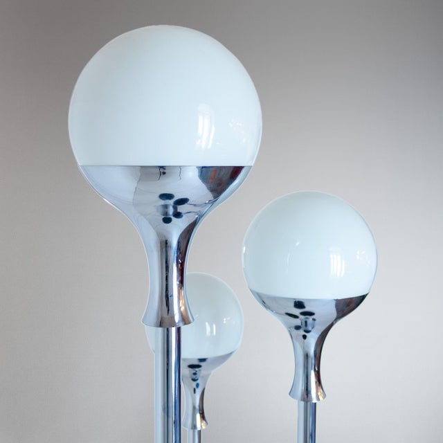 Black Vintage Italian Floor Lamps in the style of Artemide, 1970s, Set of 3 For Sale - Image 8 of 16