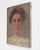 Wood Antique Portrait of Miss Elsie Lea by Matilda Sharpe, Original Oil Painting, Early 20th Century For Sale - Image 7 of 9