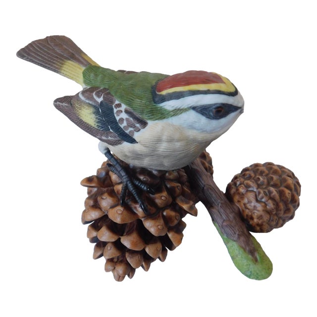 Vintage Lenox Ceramic Porcelain Golden Crown Kinglet For Sale