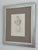A rare and exceptional original graphite pencil drawing of a melancholic clown profile by the prominent Italian Surrealist...