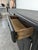 Rustic Sideboard with Black and Gilt Highlights For Sale - Image 6 of 9