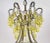 This stunning chandelier with rare pale-yellow bobeches and drop crystals was made circa the mid-1800s and was originally...
