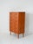 Vintage Scandinavian Flamed Teak Chest of Drawers, 1950s For Sale - Image 4 of 7