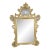 Fantastic Gilded George III Style Mirror With Etched Glass Panel 1920s Era For Sale