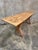 Mid 19th Century Antique Swedish Pine Sawbuck Console Table X Base Trestle Scrubbed Primitive 79 For Sale - Image 5 of 7
