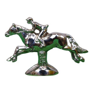 Equestrian Chrome Car Mascot For Sale