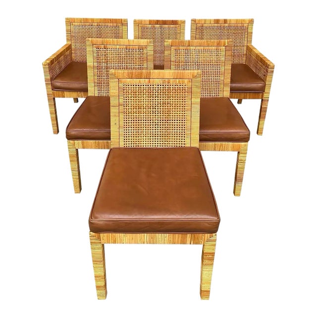 Bielecky Brothers, Inc Rattan Dining Chairs For Sale