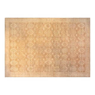 Fine Antique Indian Amritsar Handmade Wool Rug For Sale