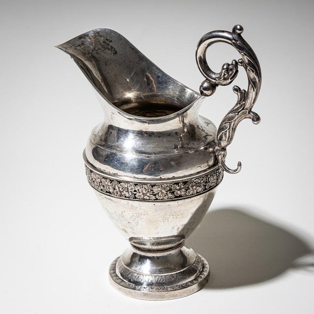 Silver Silver Milk Jug by Carl Ehrenfried Giese, Greifswald, Germany, 1830s For Sale - Image 8 of 8