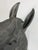 Vintage Cast Aluminum Horse Head Equestrian Wall Sculpture, Possibly French For Sale - Image 16 of 18