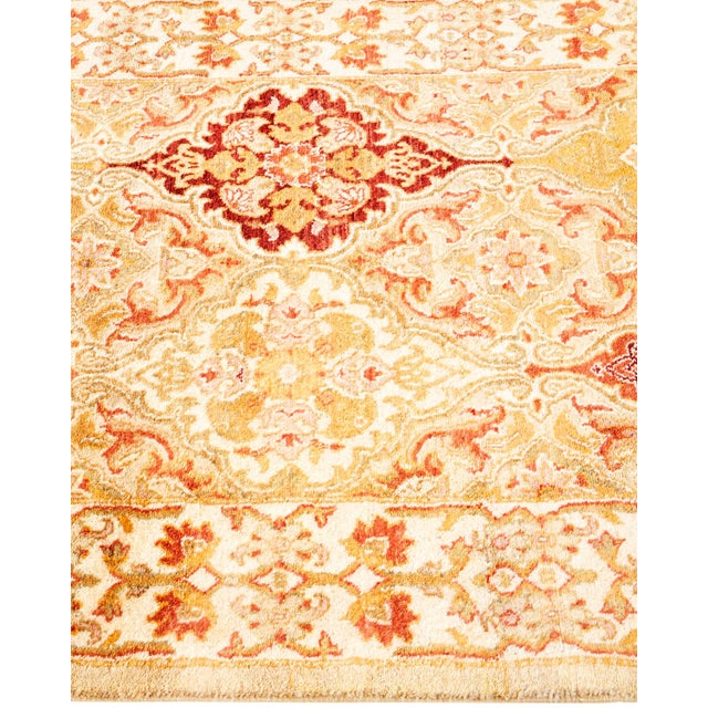 Solo Rugs Mogul, One-of-a-Kind Hand-Knotted Runner Rug - Ivory, 2' 6" x 13' 10" For Sale - Image 4 of 8