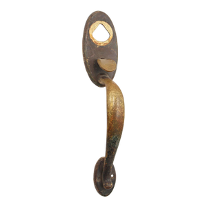 Mid 20th Century Reclaimed Traditional Schlage Brass Door Pull