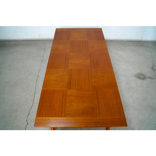 Wood 1960’s Mid-Century Danish Modern Teak Coffee Table For Sale - Image 7 of 12