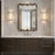 Silver Asbille Antique Silver Wall Mirror For Sale - Image 8 of 9