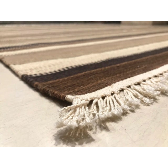 Vintage Indian Rug, 1980 For Sale - Image 3 of 6