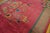 1920s Pink Floral Antique Chinese Art Deco Rug 9' X 11'6" Handknotted Wool Carpet For Sale - Image 4 of 6
