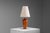 Bring warmth and timeless character to your interior with this beautifully crafted vintage table lamp, featuring a solid...