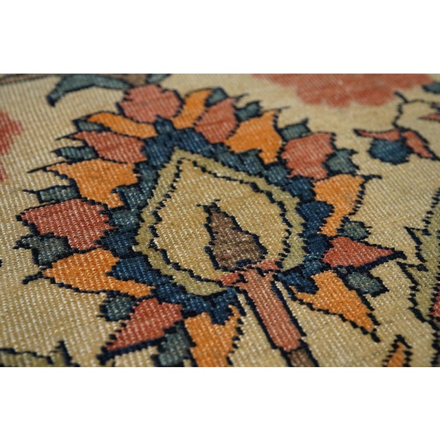 Late 19th Century Antique Farahan Rug 4'3'' X 6'11'' For Sale - Image 4 of 8