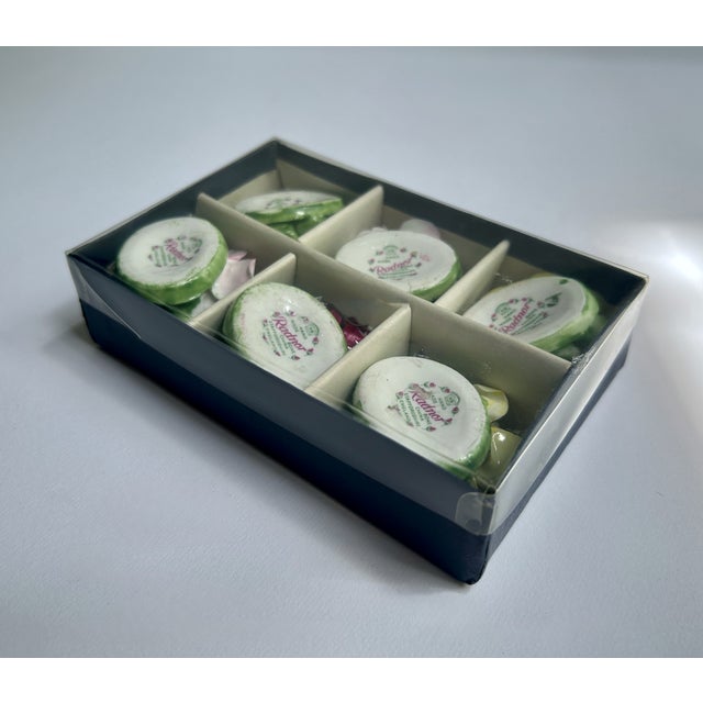 1940s Set of 6 Staffordshire Radnor Bone China Rose Place Card Holders For Sale - Image 13 of 18
