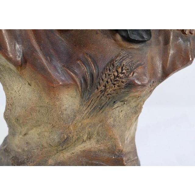 E.Ceccarelli, Les Noces d’Or, Late 1800s, Terracotta Sculpture For Sale - Image 10 of 18