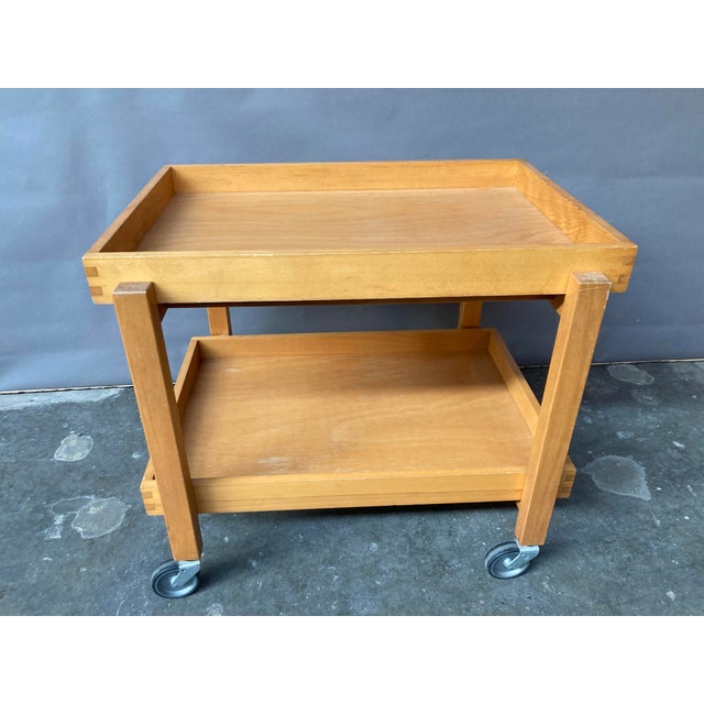 1960s Serving Trolley from Hyllinge Møbler, Denmark, 1960s For Sale - Image 5 of 9