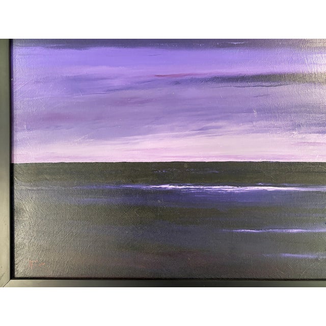 Original Signed & Framed Painting on Canvas by A. Neri (American, Present Day) Titled 'Pacific Evening' C2004 For Sale In West Palm - Image 6 of 12