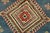 2020s Kazak Rug 8’1” X 9’9” Blue Wool Tribal Hand-Knotted Oriental Carpet For Sale - Image 5 of 14