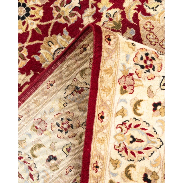 Mogul, One-of-a-Kind Hand-Knotted Area Rug - Orange, 4' 1" x 6' 3" For Sale In New York - Image 6 of 8