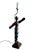 Figurative 1910 English Folk Art Whirligig Carved Wooden Lamp For Sale - Image 3 of 9