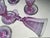 Mid-Century Purple Murano Glasses, Venice, Italy, 1960s, Set of 6 For Sale - Image 16 of 18