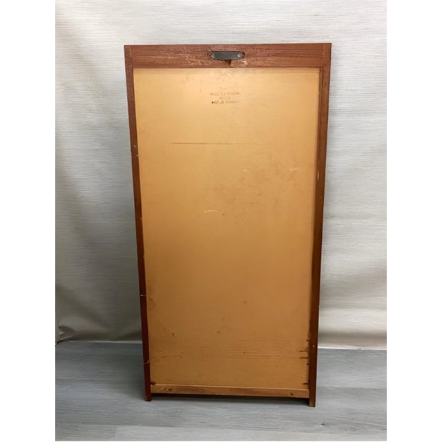 Midcentury Danish Modern Teak Mirror With Shelf. This is a fantastic entryway piece. Midcentury Denmark Teak Wall Dressing...