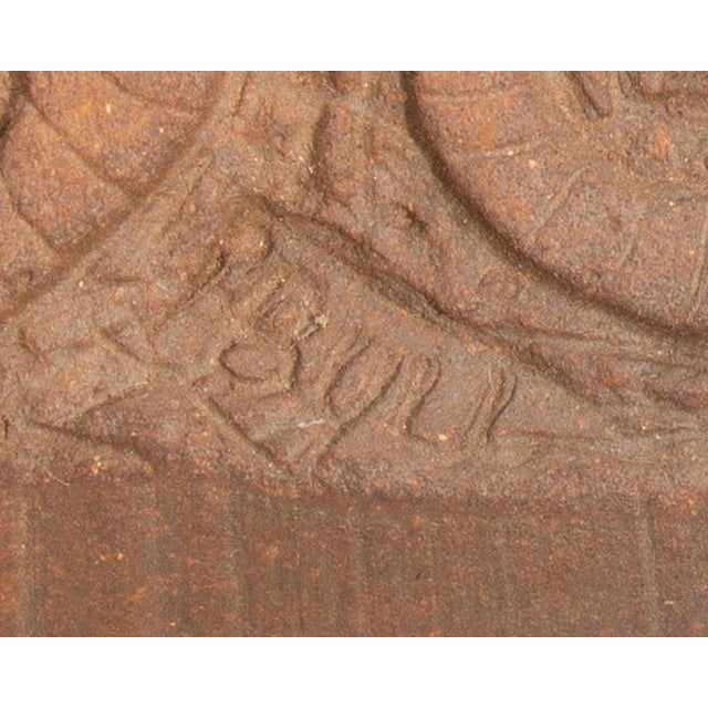 Late 20th Century Mark Bulwinkle Studio Pottery Snake Tile For Sale - Image 5 of 7
