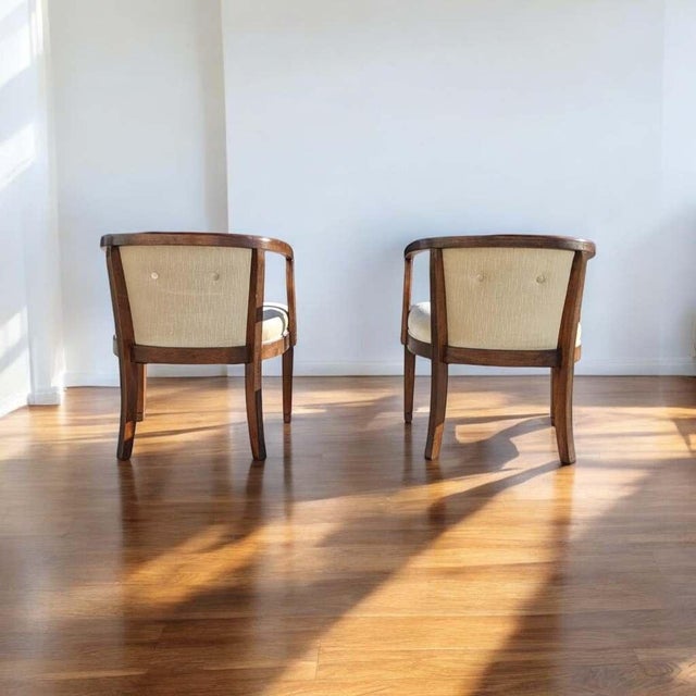 Mid-Century Modern Teak Armchairs, Set of Two, Danish Modern For Sale - Image 4 of 16