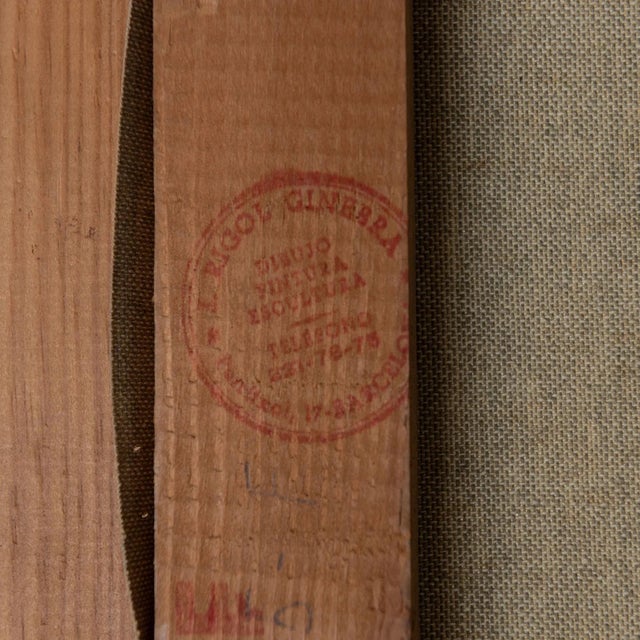 Plaça Reial (Royal Square), Barcelona, Oil on Canvas, 1950s For Sale - Image 9 of 10