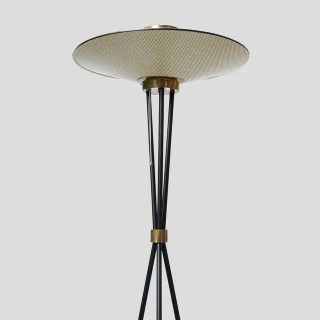 1950s Space Ship Shaped Floor Lamp from Stilnovo, Italy, 1950s For Sale - Image 5 of 6
