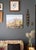 An English equestrian leather bridal strap featuring five horse brass medallions. They include a royal crown inside of a...
