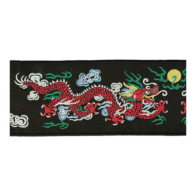 Schumacher Lili Dragon Tape in Black For Sale