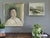 Mid-Century Modern Mid-Century Modern 'A Gentle Path' Vintage Original Mini Landscape Oil Painting, Framed For Sale - Image 3 of 11