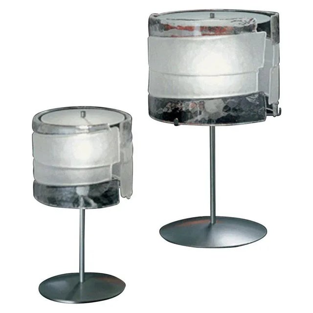 Silver Radius RADTAMMD Table Lamp by Mazzega 1946 For Sale - Image 8 of 8