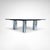 Postmodern Star Galaxy Granite and Brushed Metal Coffee Table by Draenert, Germany, 1980s For Sale - Image 4 of 8
