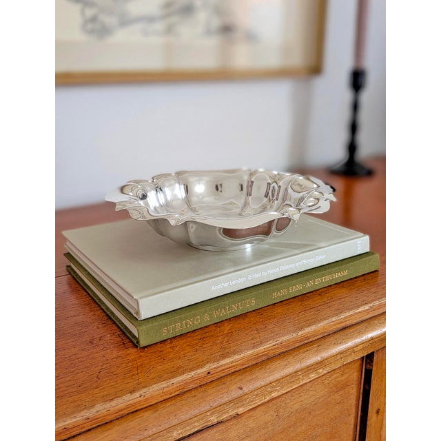 Antique Silver Plated York Flower Shaped Bowl by James Duncan, 1900s For Sale - Image 15 of 15